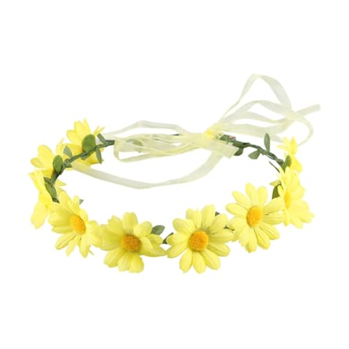 Amosfun kinder blumenkranz sonnenblumen Blumenkranz Seaside Blumenkranz Party boho kränze Haaraccessoires haarschmuck Blumenkopfbedeckungen Zubehör Urlaub von Amosfun