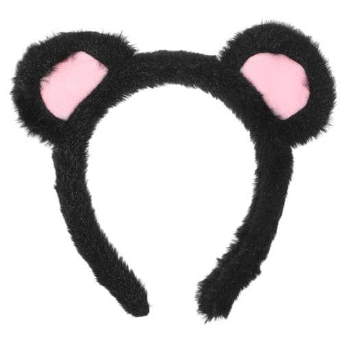 Amosfun BäRenohren Haarband FüR Damen Und Kinder - Weicher Make-up Kopfband FüR GesichtswäSche Und Kosmetik, Ideal FüR KostüMpartys, Halloween Und TierkostüMe von Amosfun