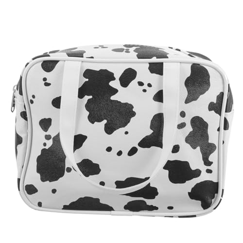 Amosfun wasserdichte Outdoor Kosmetiktasche mit Großem Fassungsvermögen Tragbare Schminktasche mit Breitem Tragegriff Praktischer Reise Make Up Organizer für Damen und Reisen von Amosfun