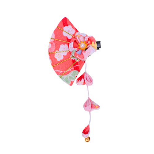 Japanische Haarspangen Hanfu Haarschmuck Japanisches Haar-accessoire Fan Kimono Haarschmuck Vintage Haarspange Haarspange Fan-kimono-haar-accessoires Haarnadel Kind von Amosfun