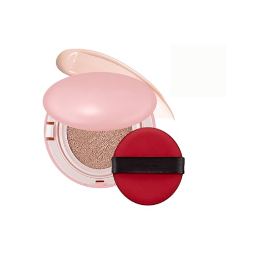 Fondation - Koreanische Halbmatte Wasserdichte Cushion Foundation | 72-Stunden-Dauerhydratation für reife Haut (17C, 18g) von AmourGlint