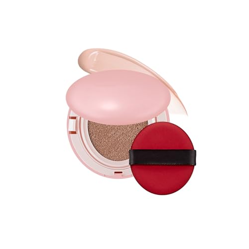 Fondation - Koreanische Halbmatte Wasserdichte Cushion Foundation | 72-Stunden-Dauerhydratation für reife Haut (21N, 18g) von AmourGlint