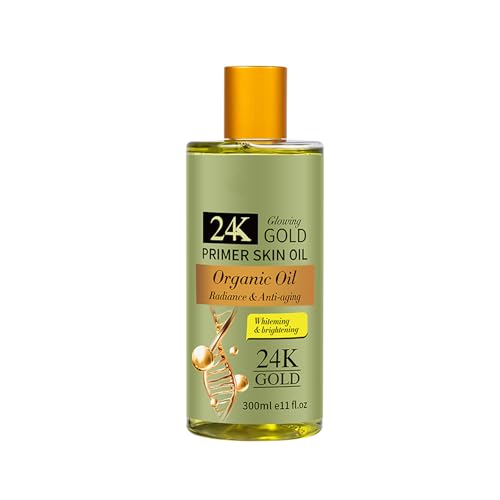 Körperöl & Bräunungsöl für Frauen - Bio Selbstbräuner mit Gua Sha, Straffende Anti-Aging Lotion für gleichmäßigen Teint, Schnellziehende Nachtpflege (#2, 300ml) von AmourGlint