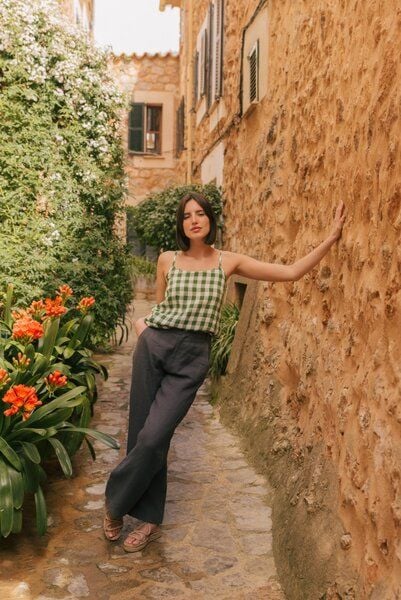 AmourLinen Barbora gerade Leinenhose AmourLinen Barbora gerade Leinenhose von AmourLinen