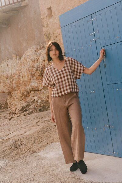 AmourLinen Barbora gerade Leinenhose von AmourLinen