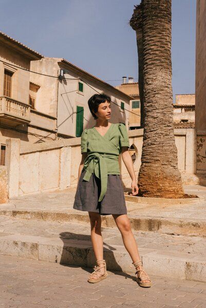 AmourLinen Betty Klassische Leinenhosen AmourLinen Betty Klassische Leinenhosen von AmourLinen