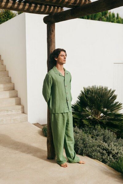 AmourLinen Klassisches leinen pyjama set HARRY von AmourLinen