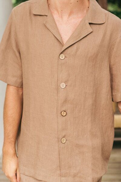 AmourLinen Leinen loungewear shorts set ASPEN von AmourLinen