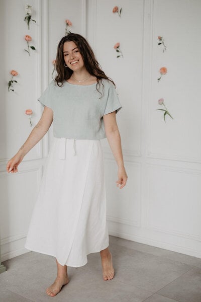 AmourLinen Wickelrock aus Leinen IRIS von AmourLinen