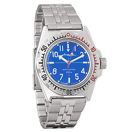 Vostok Amphibian 110648/2415b Tauchuhr, russische Uhr, mechanisch, automatisch, in Blau Vostok Amphibian 110648/2415b Tauchuhr, russische Uhr, mechanisch, automatisch, in Blau von VOSTOK