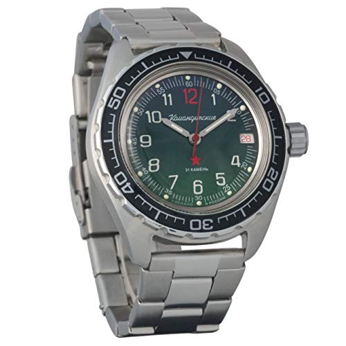Vostok Komandirskie 200 WR Herren-Armbanduhr, mechanisch, automatisches Aufziehen, 020711 Vostok Komandirskie 200 WR Herren-Armbanduhr, mechanisch, automatisches Aufziehen, 020711 von Vostok America