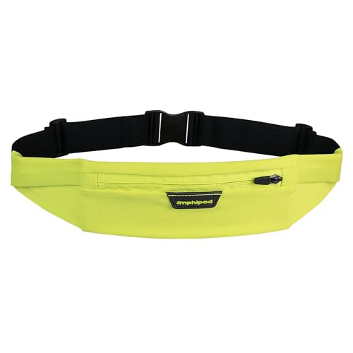 Amphipod MicroStretch Opti-Luxe Gürtel, ultraleichte, minimalistische Premium-Läufer-Hüfttasche zum Laufen, Joggen, Herren & Damen – Amp Green – XL, Amp Green von Amphipod