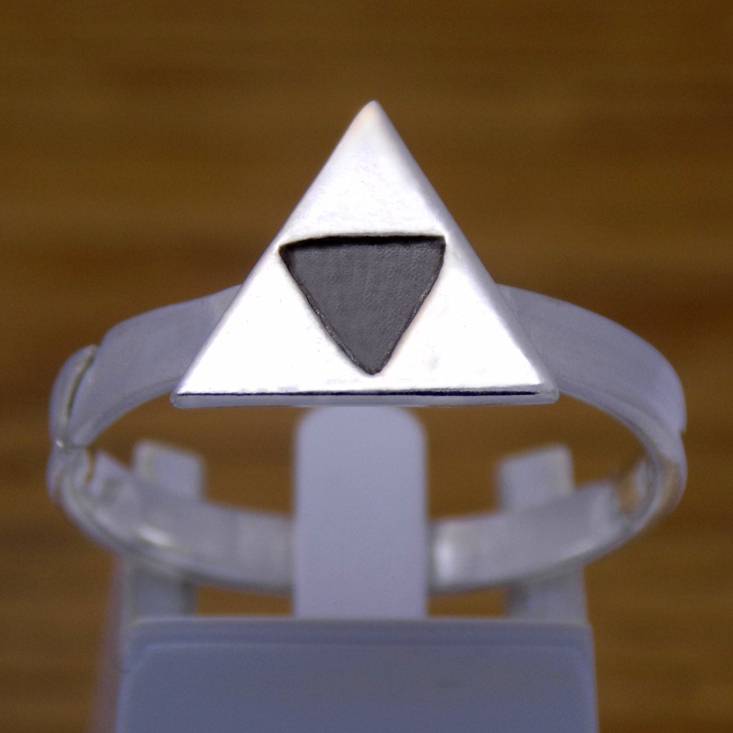 Atemberaubende Solide 925 Sterling Silber Dreieck Triforce Inspiriert Einstellbare Ring Größe 6 -8 Us Oder 8 -10, 5 Handgemachtes Design von AmphoraJewelry