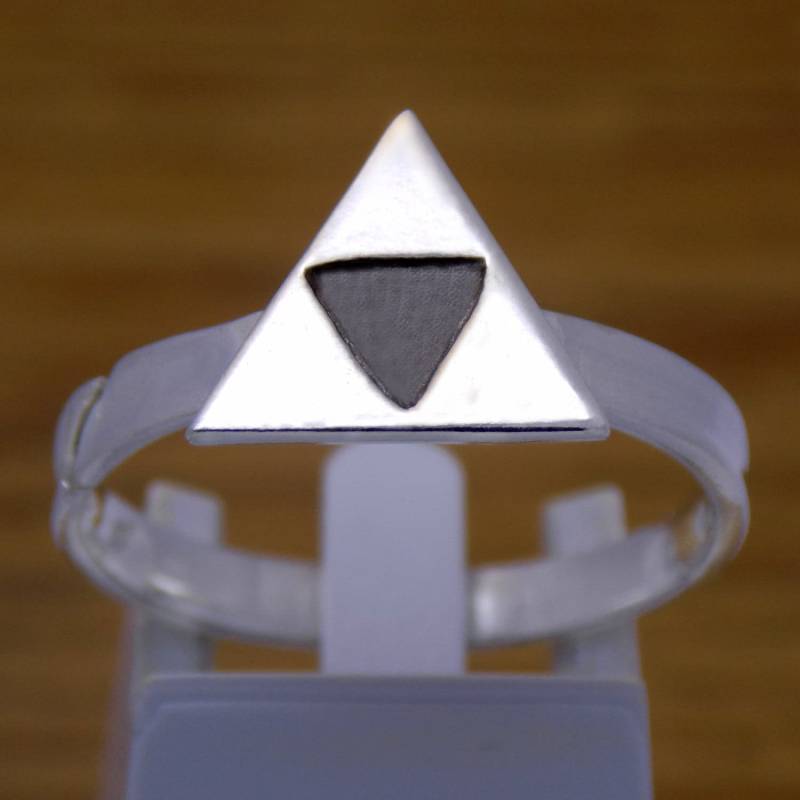 Atemberaubende Solide 925 Sterling Silber Dreieck Triforce Inspiriert Einstellbare Ring Größe 6 -8 Us Oder 8 -10, 5 Handgemachtes Design von AmphoraJewelry