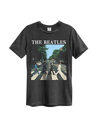 Amplified Beatles 'Abbey Road' T-Shirt Bekleidung - Dunkelgrau, M von Amplified