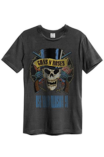 Amplified Guns n Roses – Use Your Illusion – Herren-T-Shirt, anthrazit (S) von Amplified