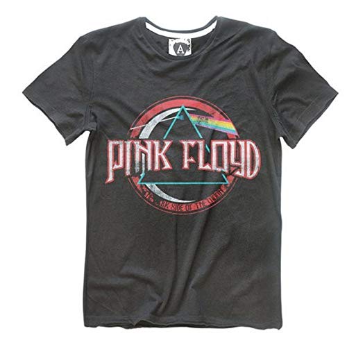 Amplified - Herren Boys Rock Band V-T-Shirt Pink Floyd On The Run (M) von Amplified