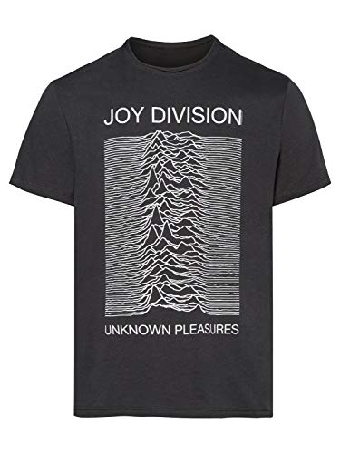 Amplified Herren Joy Division-Unknown Pleasures T-Shirt, Grau (Charcoal Cc), L von Joy Division