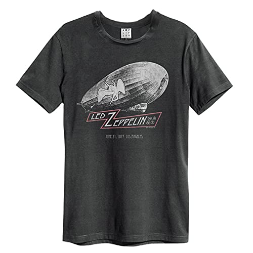 Amplified Herren Led Zeppelin-Dazed & Confused T-Shirt, Grau (Charcoal Cc), S von Amplified