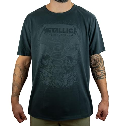 Amplified Herren Metallica-Kill Em All T-Shirt, Grau (Charcoal Cc), XL von Amplified