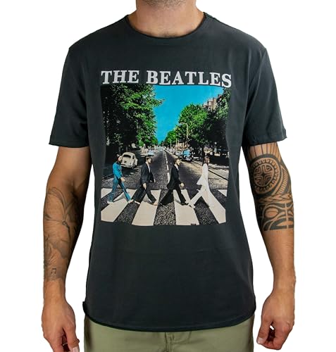 The Beatles Herren Abbey Road T-Shirt, Grau (Charcoal Cc), XL von The Beatles