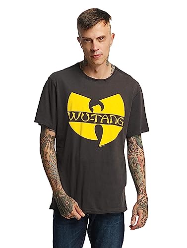 Amplified Herren Oberteile/T-Shirt WU Tang Logo Grau S von Amplified