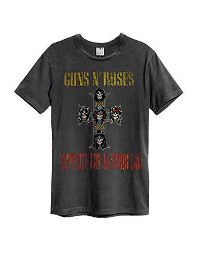 Amplified - Herren Rock Band T-Shirt - Guns N Roses Appetite for Destruction (Grau) (S-XL) (S) von Amplified