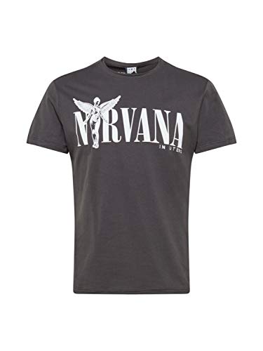 Amplified - Herren Rock Band T-Shirt - Nirvana In Utero (Grau) (S-XL) … (XL) von Amplified