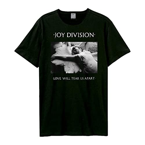 Amplified - Love Will Tear Us Apart Joy Division T-Shirt für Erwachsene, Unisex, Schwarz , L von Amplified