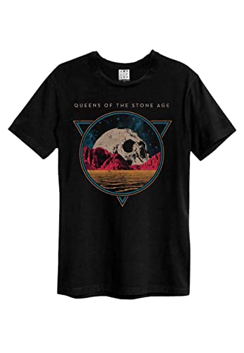 Amplified QOTSA Skull Planet T-Shirt, anthrazit, XL von Amplified