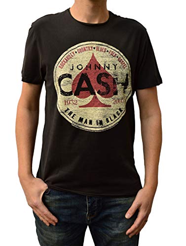 Amplified Shirt Johnny Cash The Man In Black, XL, Schwarz von Amplified