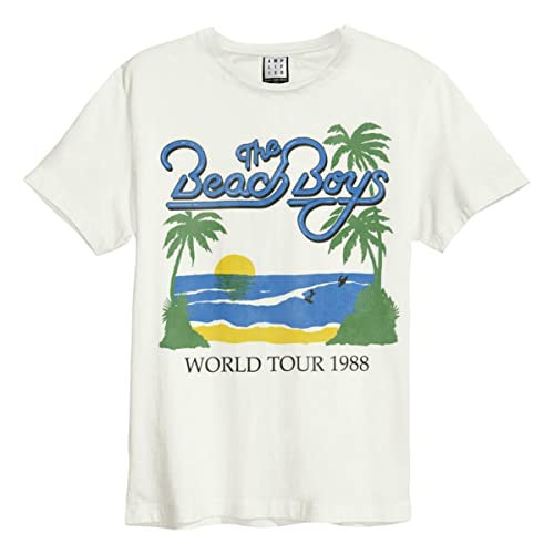 Amplified Shirt The Beach Boys - 1988 Tour Vintage White L von Amplified