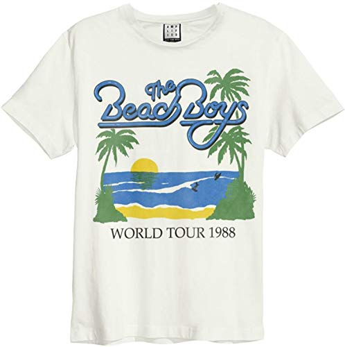 Amplified Shirt The Beach Boys - 1988 Tour Vintage White M von Amplified