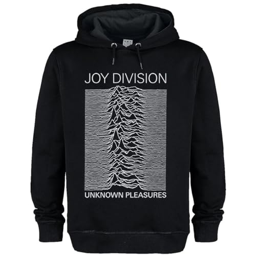 Amplified Unbekannt Pleasures Kapuzenpullover Joy Division Erwachsene Unisex (XXL) (Schwarz) von Amplified