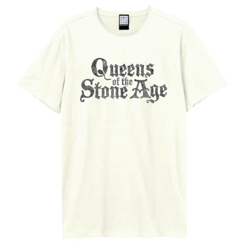 Amplified - T-Shirt Logo für Herren/Damen Unisex (XXL) (Altweiß) von Amplified