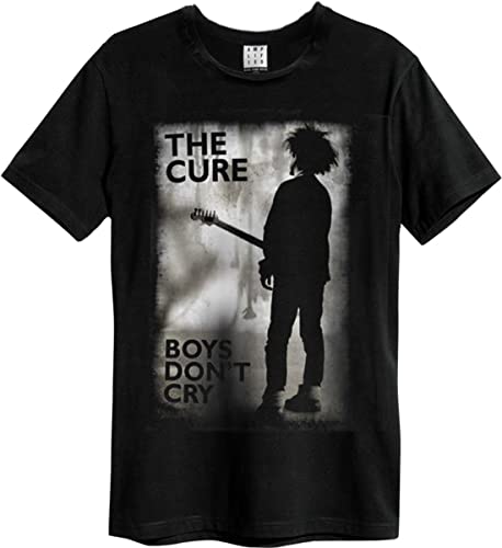 Amplified Unisex T-Shirt - The Cure - Boys Don´t cry, Charcoal, L von Amplified