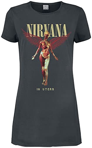 Nirvana Amplified Collection - In Utero Frauen Kurzes Kleid Charcoal L von Amplified