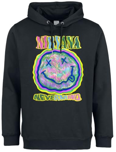 Amplified Nirvana Collection - Scribble Nevermind Männer Kapuzenpullover schwarz M von Amplified