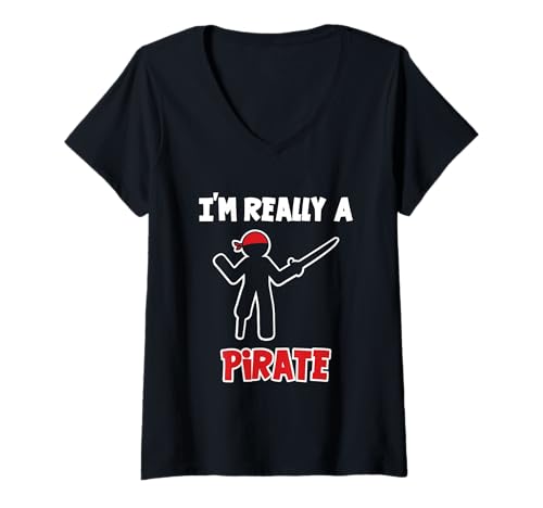 Damen Lustige Beinprothese Beinbehinderung Bein Amputation Tag Handicap T-Shirt mit V-Ausschnitt von Amputees Disabled People Funny Leg Prosthesis Joke