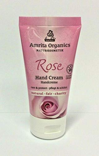 Amrita Organics Naturkosmetik 50 ml Handcreme Rose von Amrita Organics