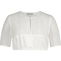 Amsel Dirndlbluse Selma mit Spitzendetails in 40 von Amsel