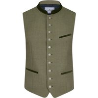 Amsel Taillierte Trachtenweste Anselm mit Samtbesatz in 52 von Amsel