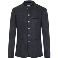 Amsel Taillierter Janker Maxvorstadt in Lodenqualität mit Samtbesatz in 110 von Amsel