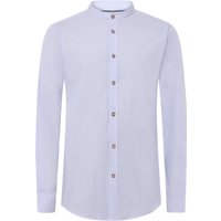 Amsel Trachtenhemd mit Fineliner-Streifen und Stehkragen, Slim Fit in L von Amsel