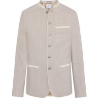 Amsel Trachtenjanker mit dezenter Webstruktur und Stehkragen in 50 von Amsel