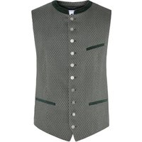 Amsel Trachtenweste Jonas mit Samt-Stehkragen und Wappenknöpfen in 106 von Amsel