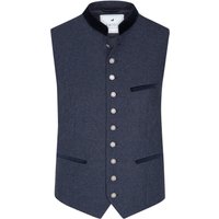 Amsel Trachtenweste aus Wolle mit Samtkragen in 54 von Amsel