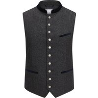 Amsel Trachtenweste in Loden-Qualität mit Samt-Details in 46 von Amsel