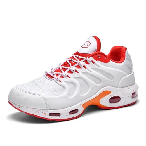 Herren Air Schuhe leichte Laufschuhe Turnschuhe mit Luftpolster Atmungsaktiv rutschfeste Walkingschuhe Tennisschuhe Basketballschuhe Shoes Outdoor Schuhe von Amsion