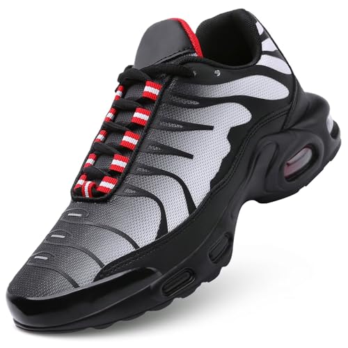 Herren Air Schuhe leichte Laufschuhe Turnschuhe mit Luftpolster Atmungsaktiv rutschfeste Walkingschuhe Tennisschuhe Basketballschuhe Sportschuhe Sneaker Damen Shoes von Amsion